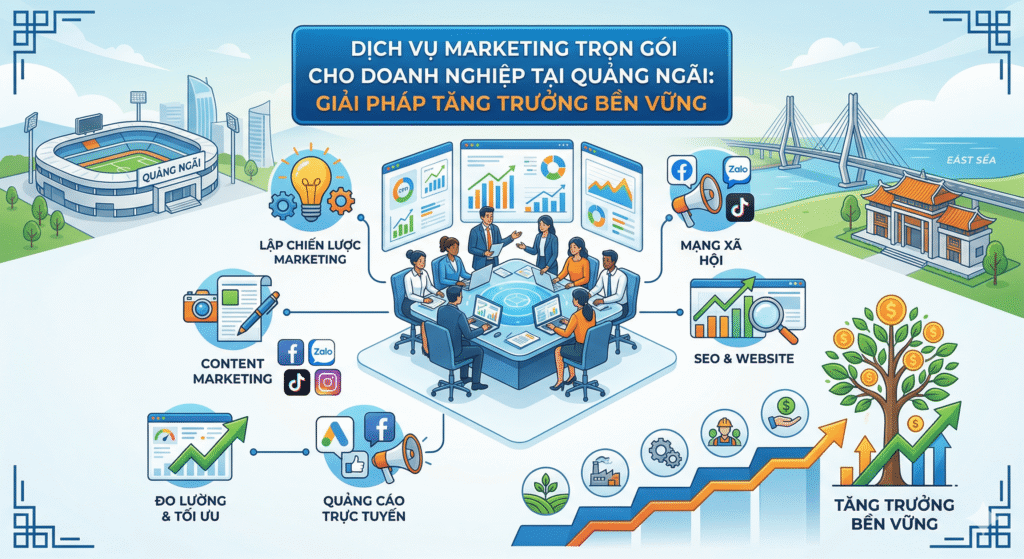 Dịch Vụ Marketing Trọn Gói Cho Doanh Nghiệp Tại Quảng Ngãi Giải Pháp Tăng Trưởng Bền Vững